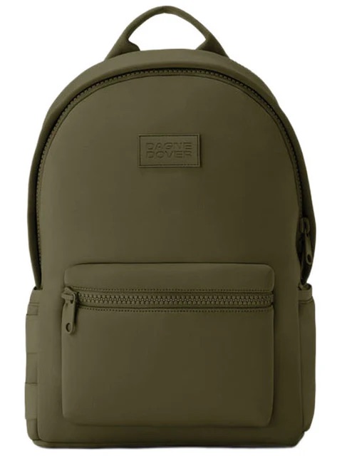 Dagne Dover Dakota Medium Backpack In Dark Moss